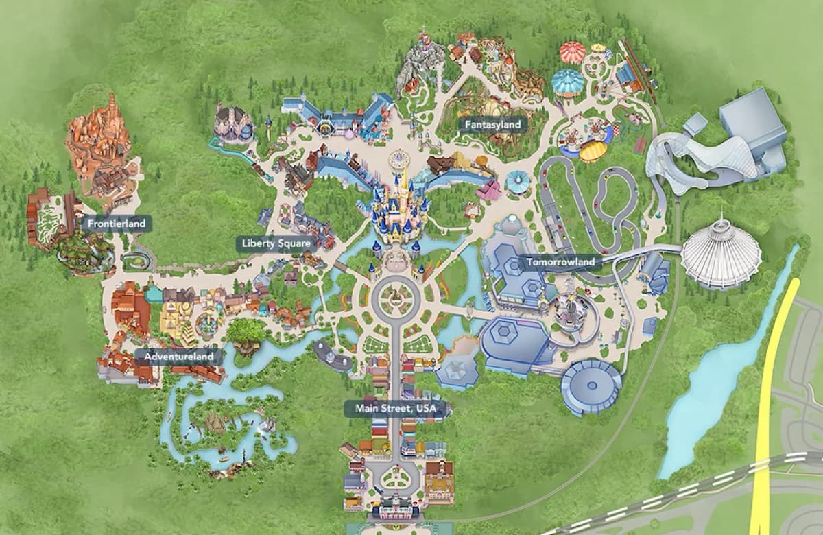 Mapa de Magic Kingdom